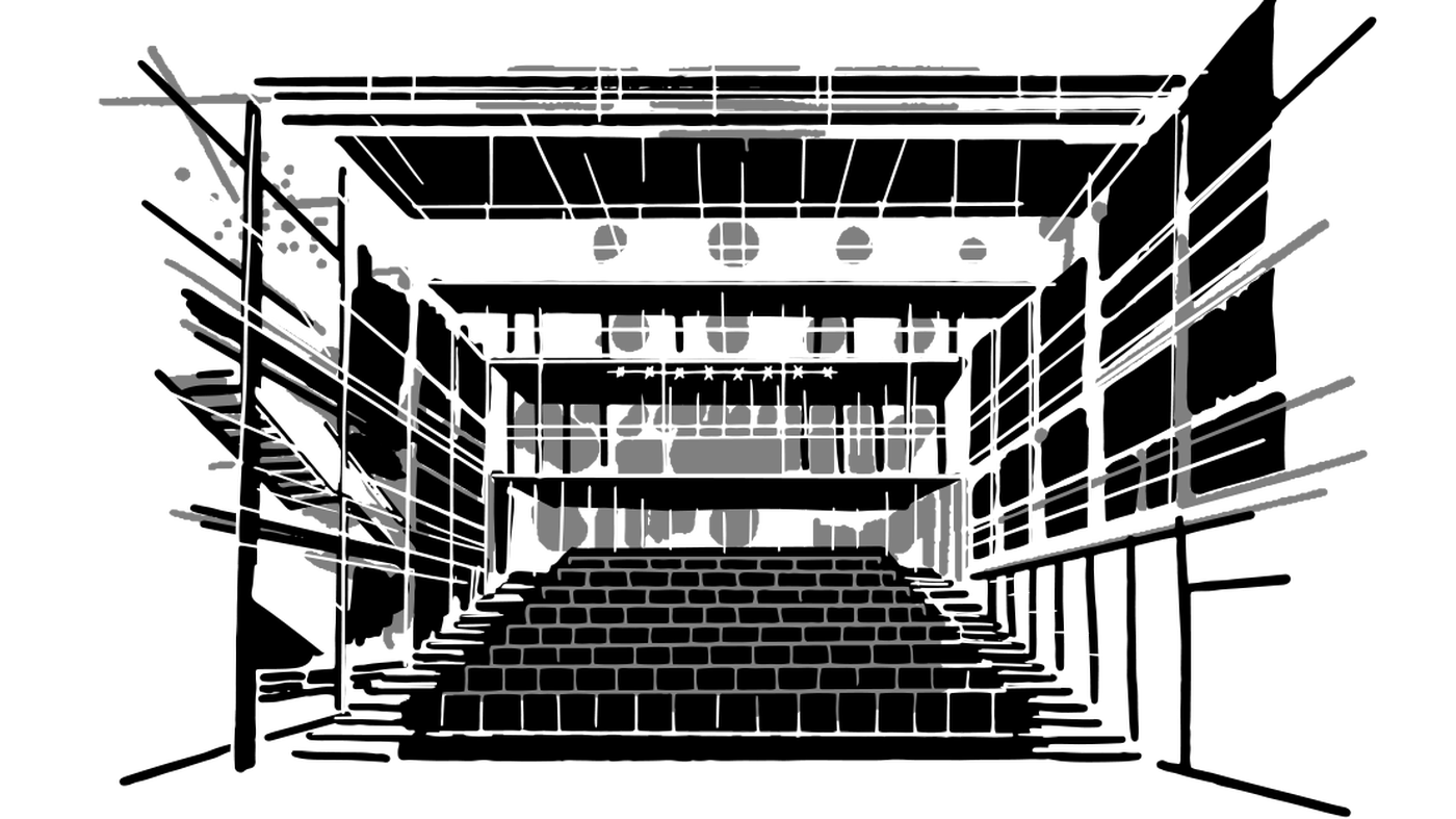 Illustration de la salle de spectacle de la Scène de recherche